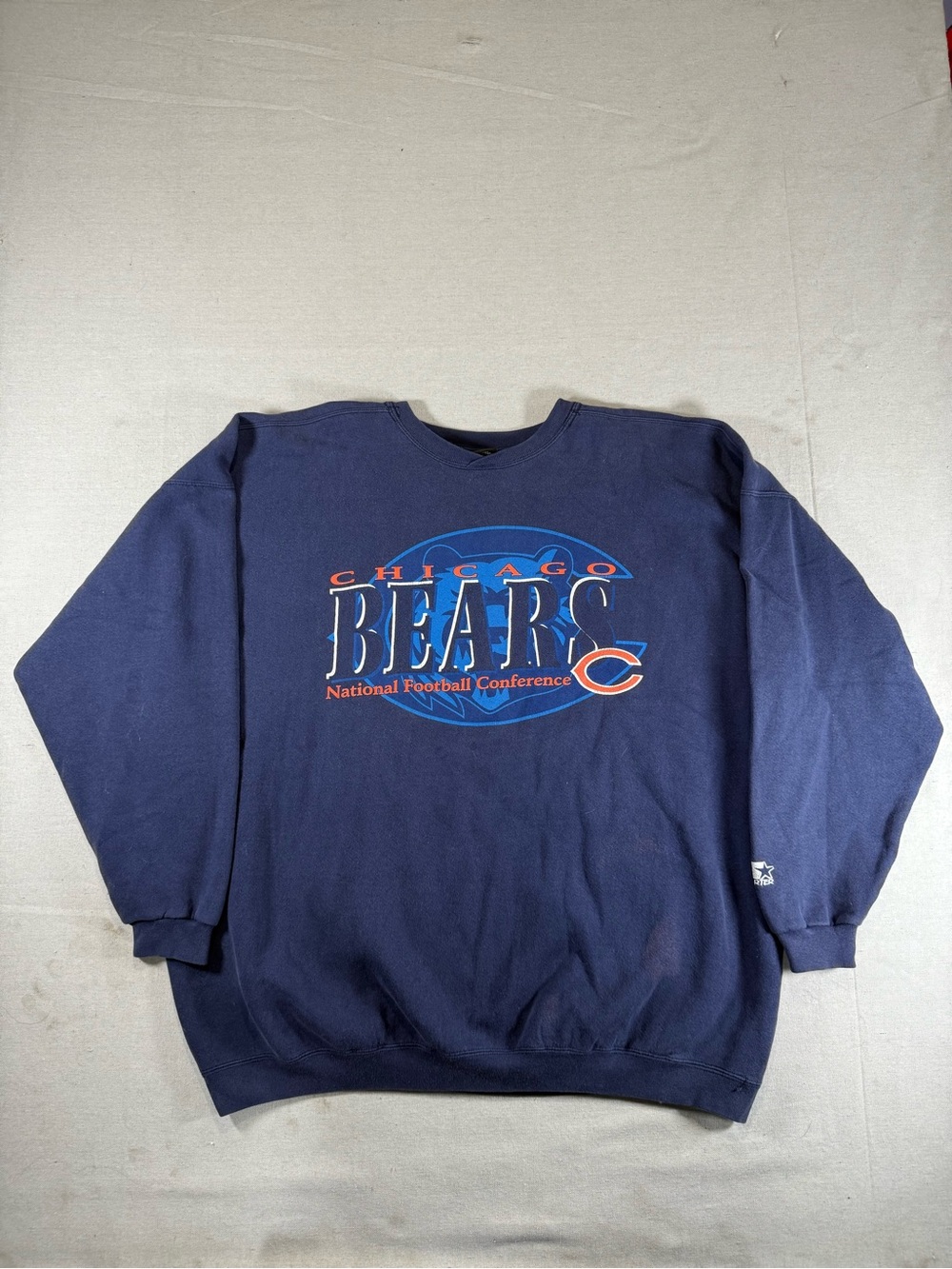 Vintage Chicago Bears National Football Conference Crewneck Sweater Starter Tag